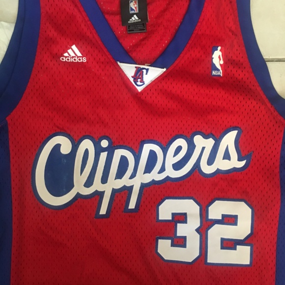 Men’s Vintage Blake Griffin 32 Red Adidas Jersey Los Angeles Clippers Sz Small - Picture 4 of 16